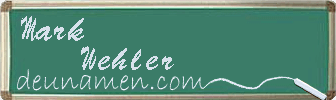 Mark Wehler Visitenkarte